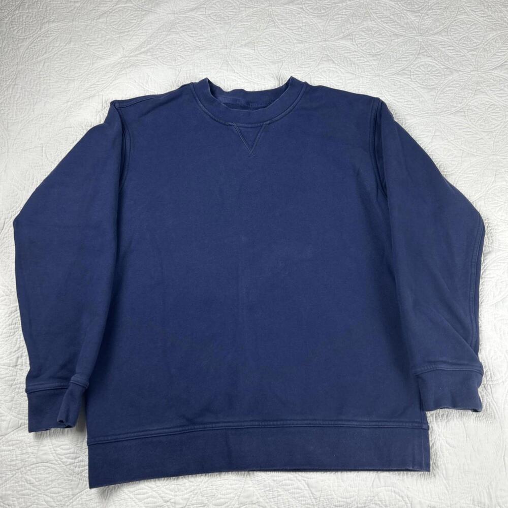 Lululemon All Yours Crew Sweatshirt Size 8 NISE Night Sea Blue Navy